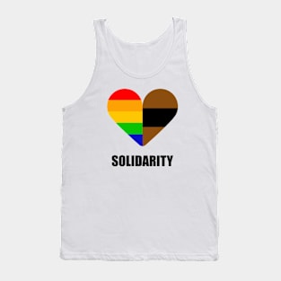 BLM LGBT+ Solidarity Heart 2020 Tank Top